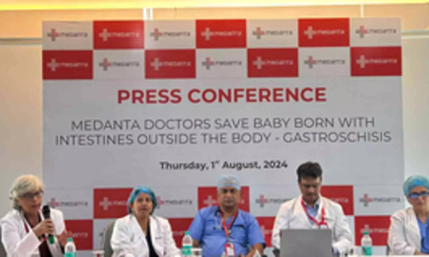 Gurugram Doctors Successfully Save Baby Born with Intestines Outside the Body