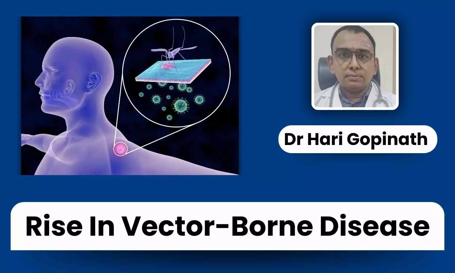 Surge in Vector-Borne Diseases in India: Strengthening Prevention and Treatment in 2024 - Dr Hari Gopinath