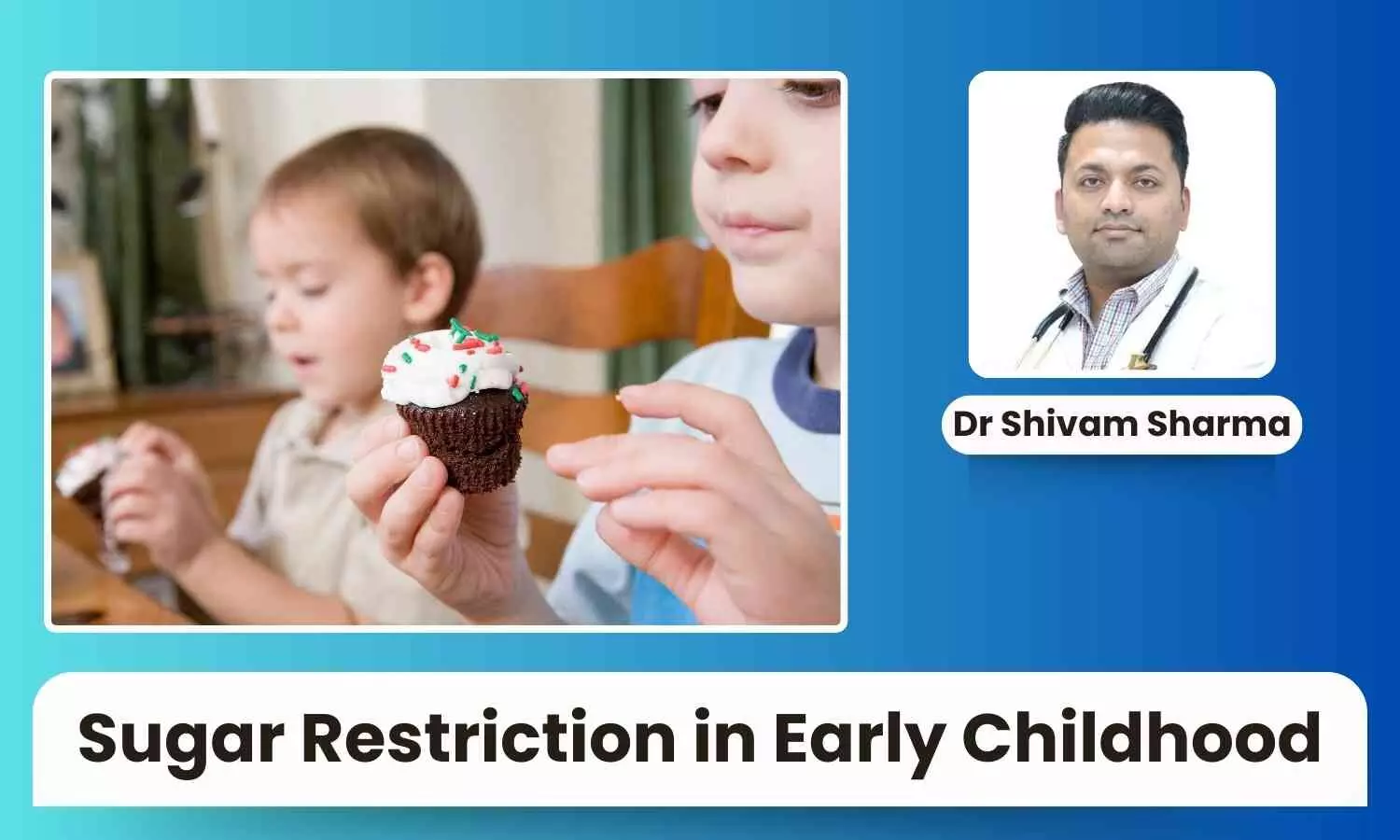 Featured image of authored article on sugar restriction in early childhood