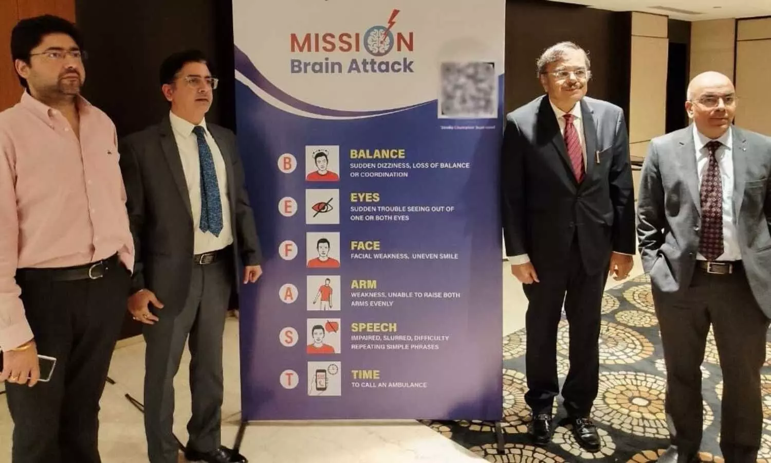 Indian Stroke Associations Mission Brain Attack Faridabad chapter