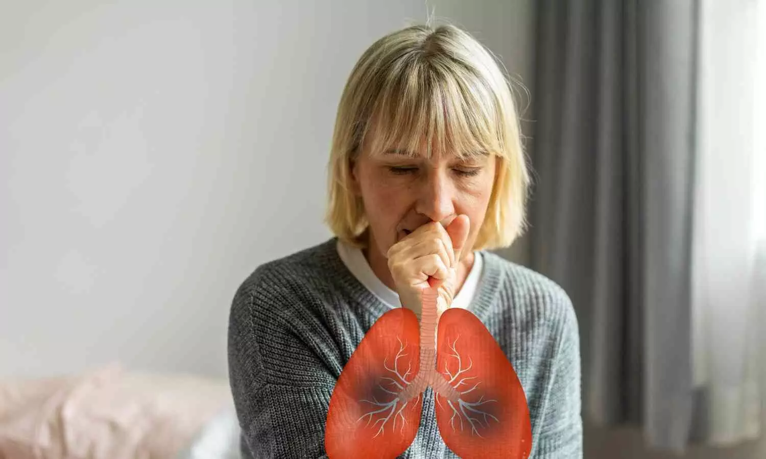 Image representing woman suffering from tuberculosis