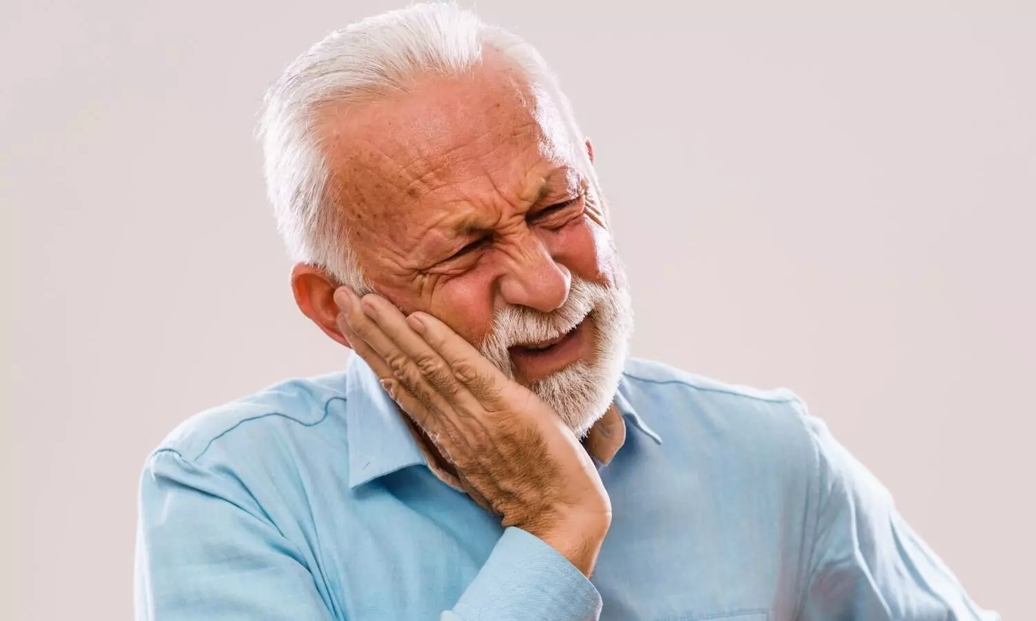 Image representing old man with toothache