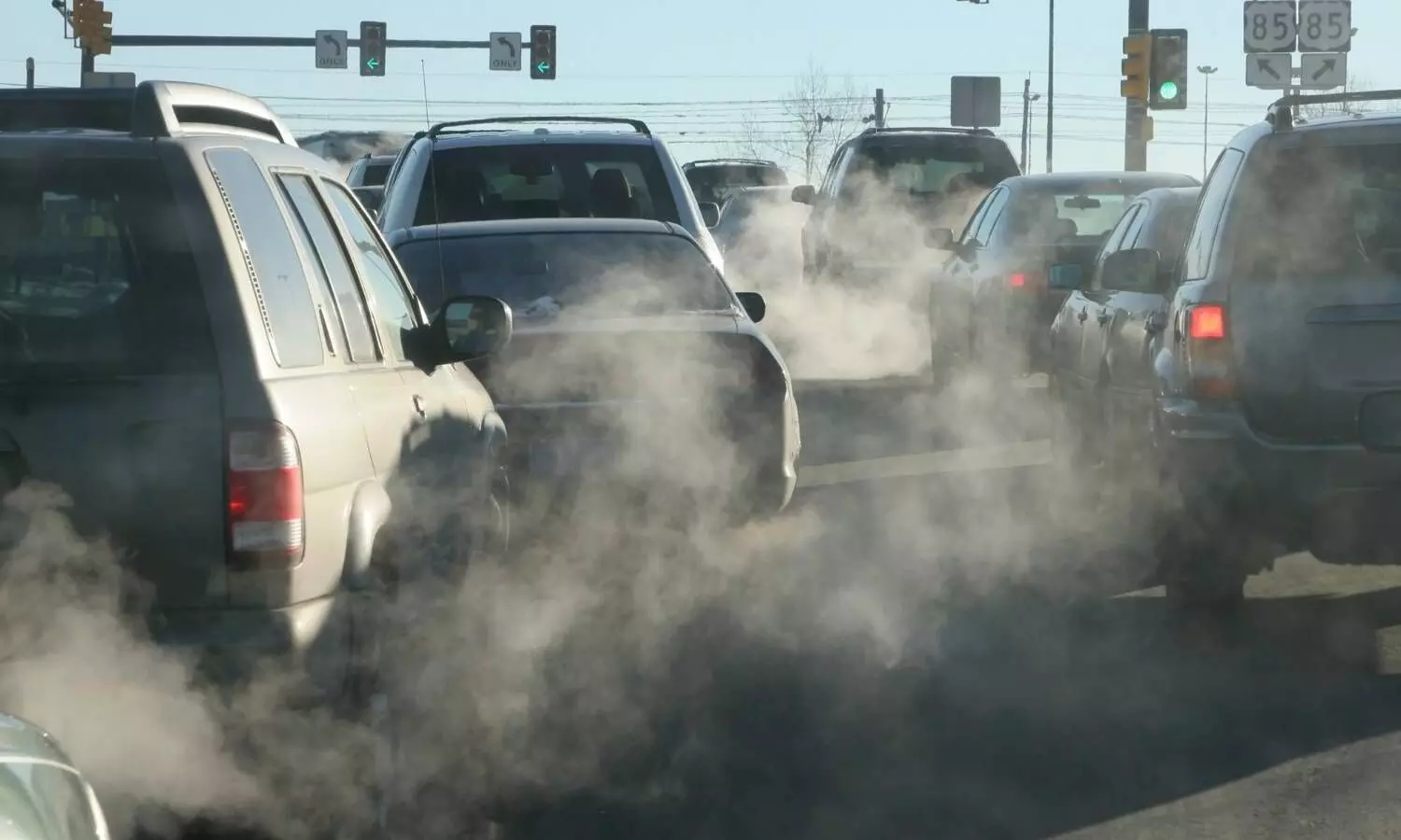 Image representing traffic pollution