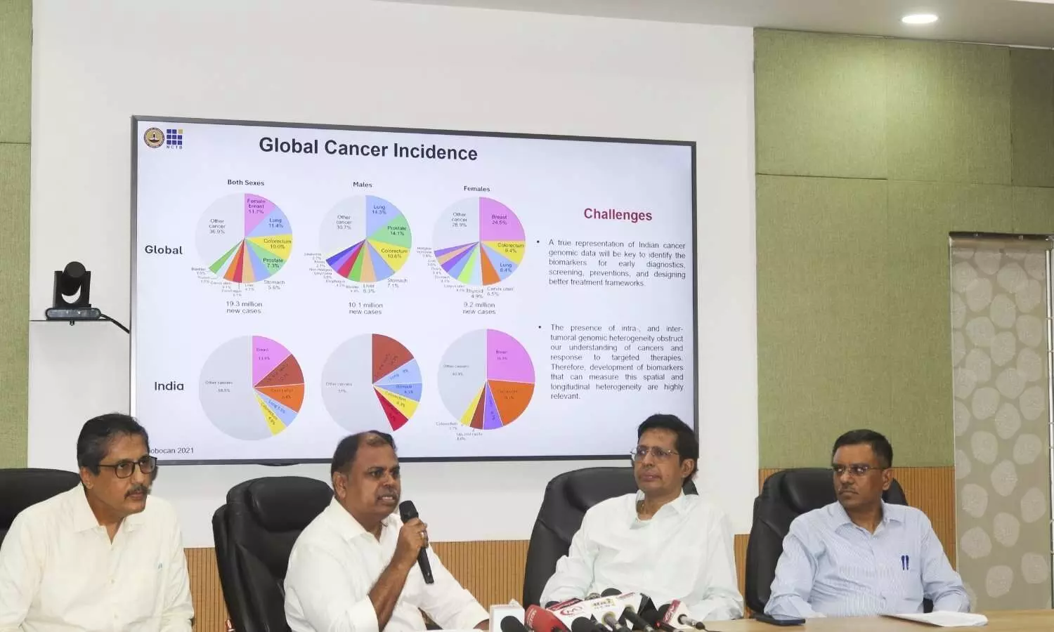 IIT Madras Press Conference on Bharat Cancer Genome Atlas