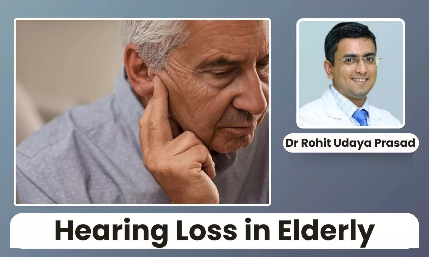 Featured image representing hearing loss in elderly