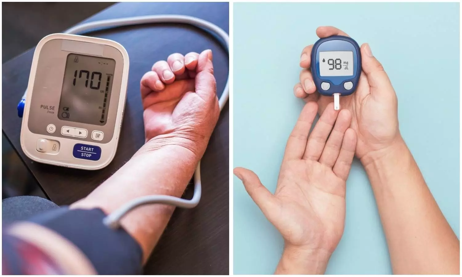 Image representing hypertension and diabetes patient