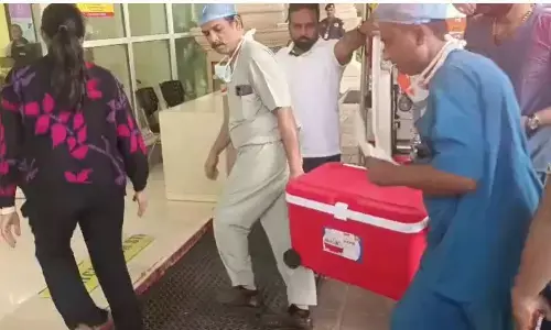 Donor Heart Transported from Thane in Record 17 Minutes via Green Corridor Donor Heart Transported from Thane in Record 17 Minutes via Green Corridor