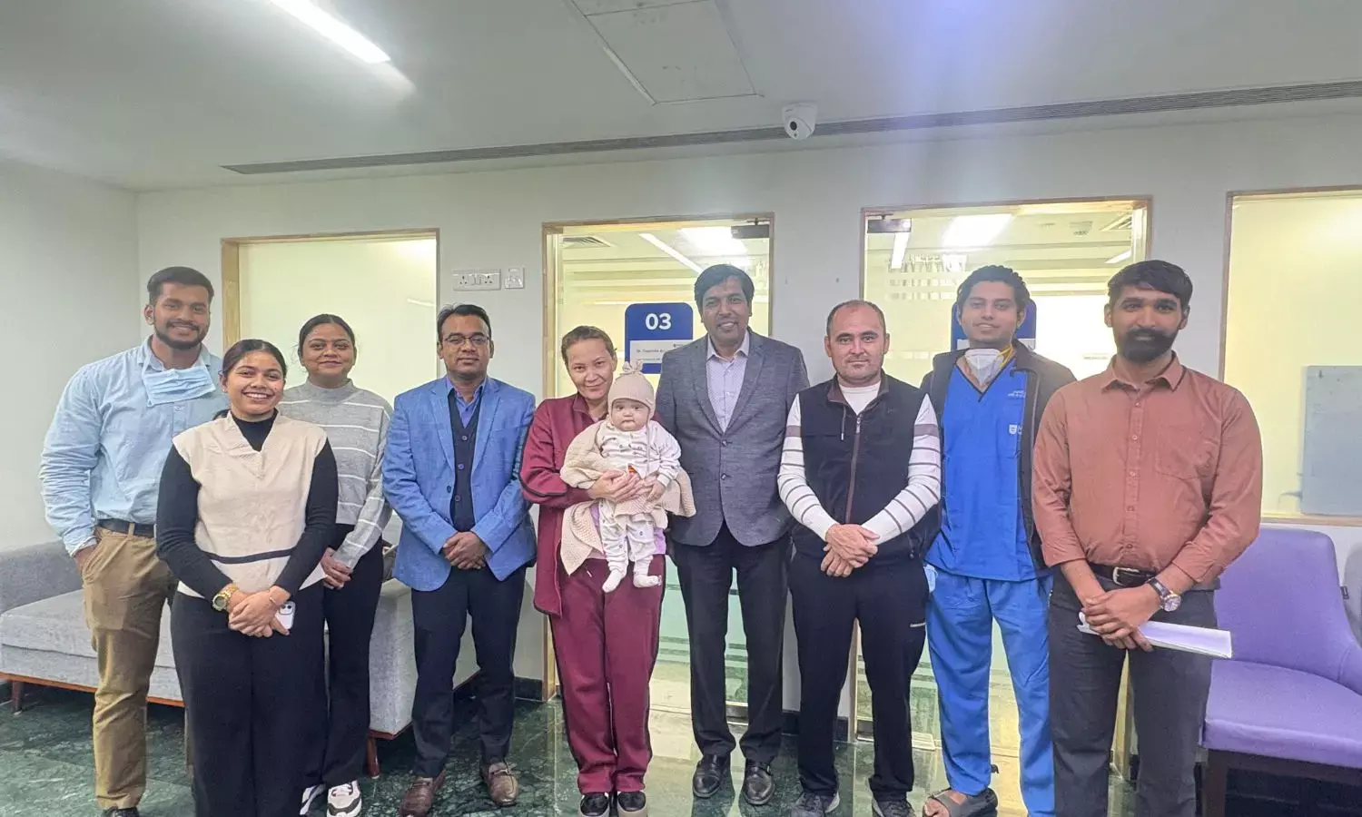 Max Hospital Performs Life-Saving Liver Transplant on Baby Boy from Uzbekistan