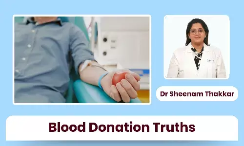 Myths and Facts of Blood Donation - Dr Sheenam Thakkar