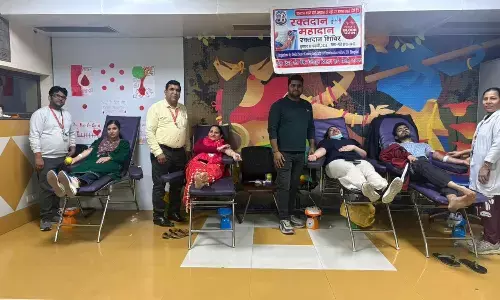 Doctors Lead by Example at Second Blood Donation Camp at Delhi State Cancer Institute