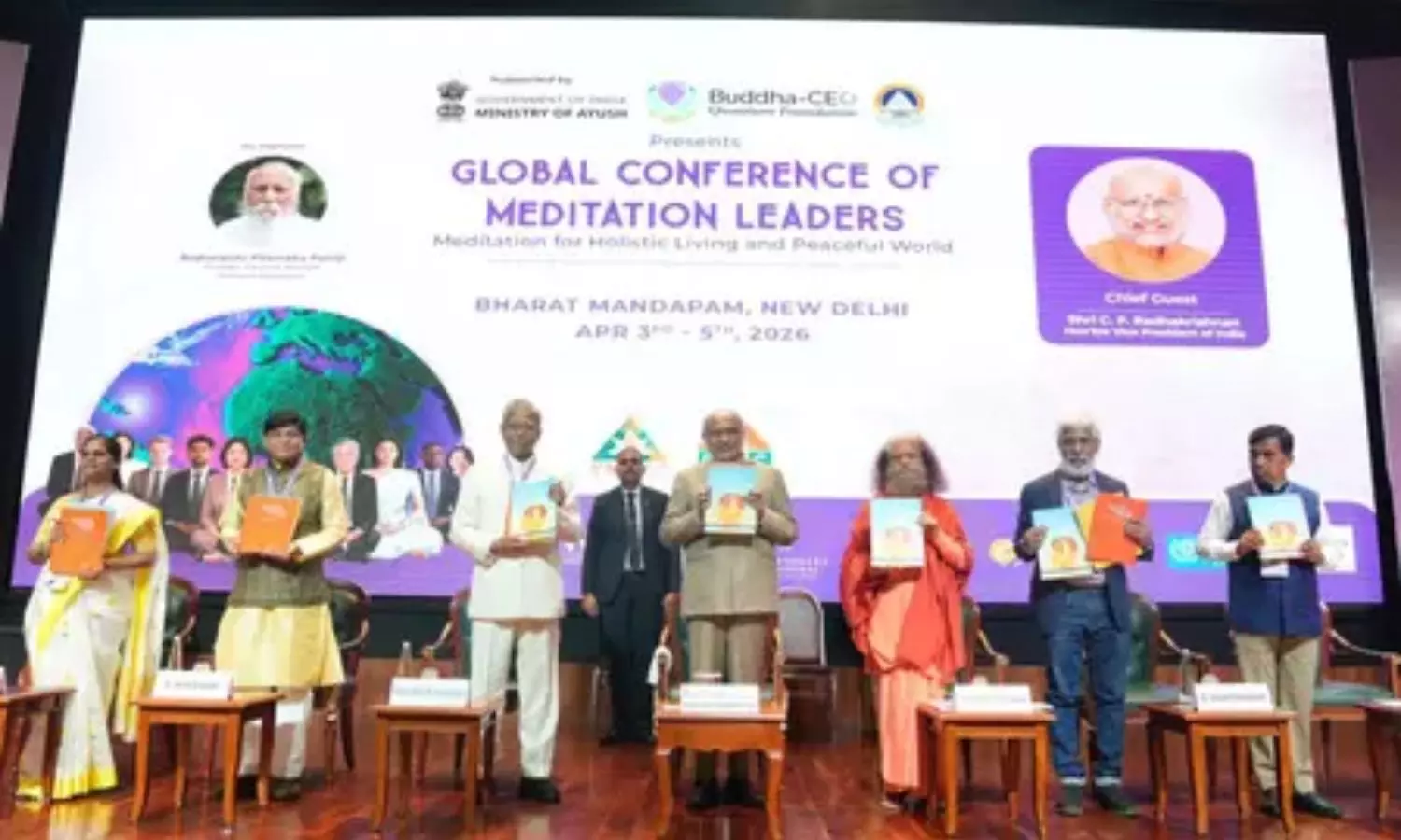 Meditation Key to Solving Global Challenges: VP Radhakrishnan